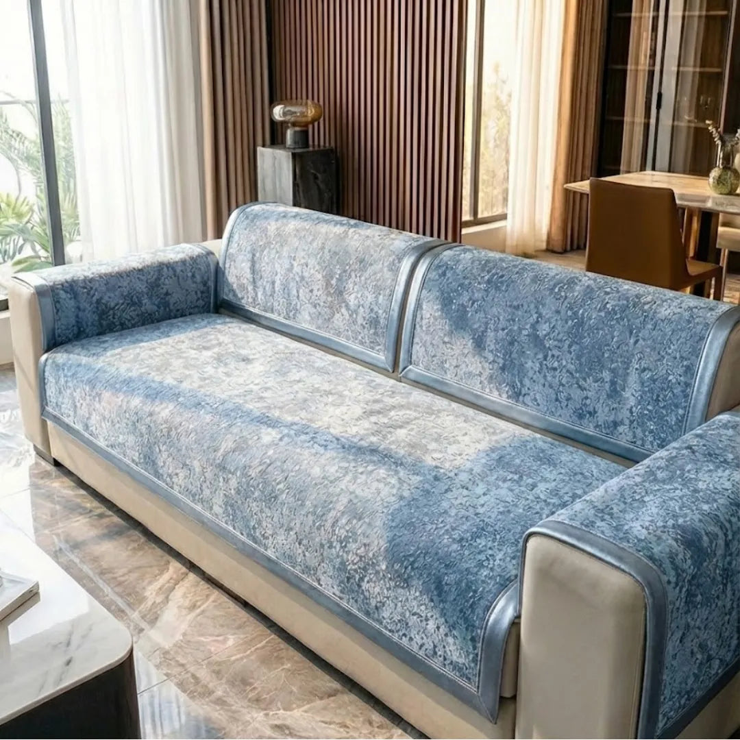 A&L Sofa °16 Chenille Jacquard Non-Slip Sofa Protector