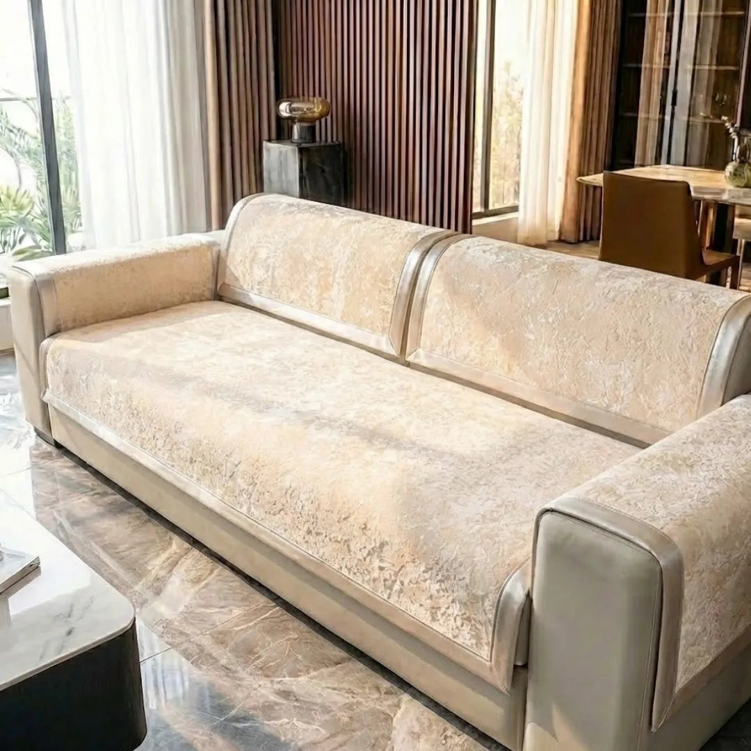 A&L Sofa °16 Chenille Jacquard Non-Slip Sofa Protector