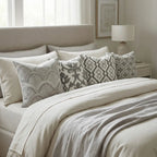 A&L °57 Embroidered Scatter Cushion Cover - Ornate Geometric Cushions