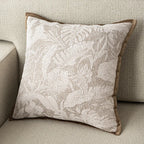 A&L °35 Throw Pillow Cushion Cover – Leaf Inspired Sofa Cushion