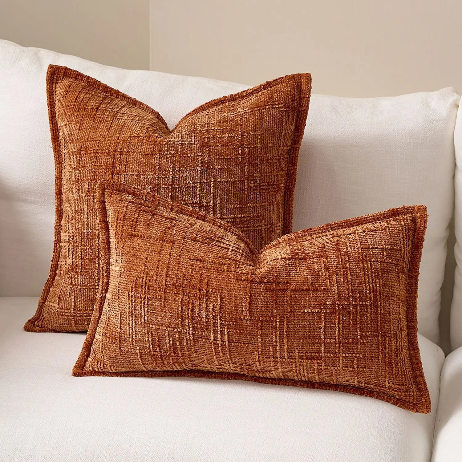 A&L °50 Textured Scatter Cushion Cover - Square Decorative Cushions