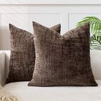 A&L °44 Woven Chenille Cushion Cover - Textured Decorative Cushions