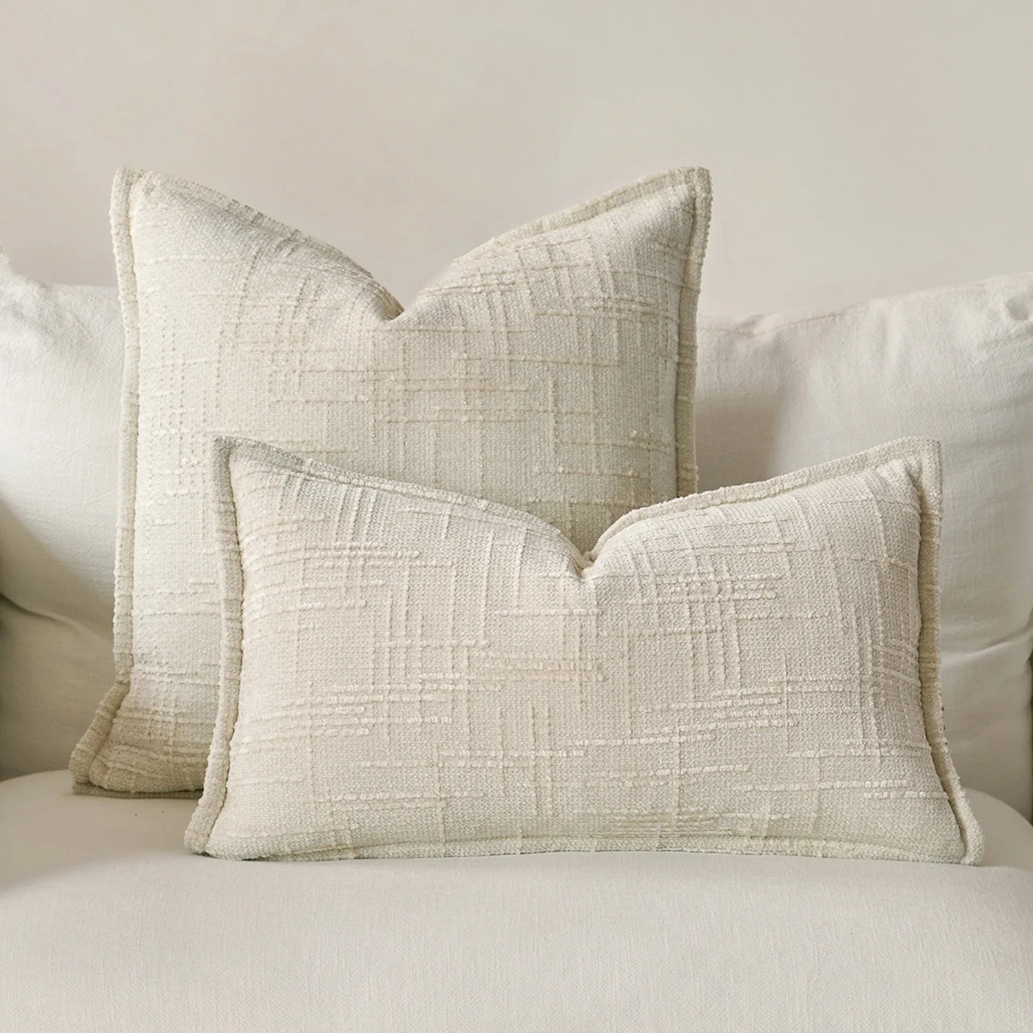 A&L °50 Textured Scatter Cushion Cover - Square Decorative Cushions