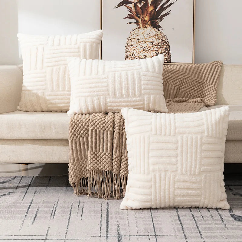 A&L °29 Textured Cushion Cover - Soft Decorative Cushion for Sofa