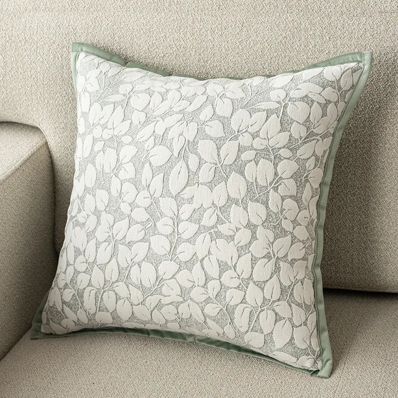 A&L °32 Leaf Scatter Cushion Cover – Modern Textured Throw Pillow