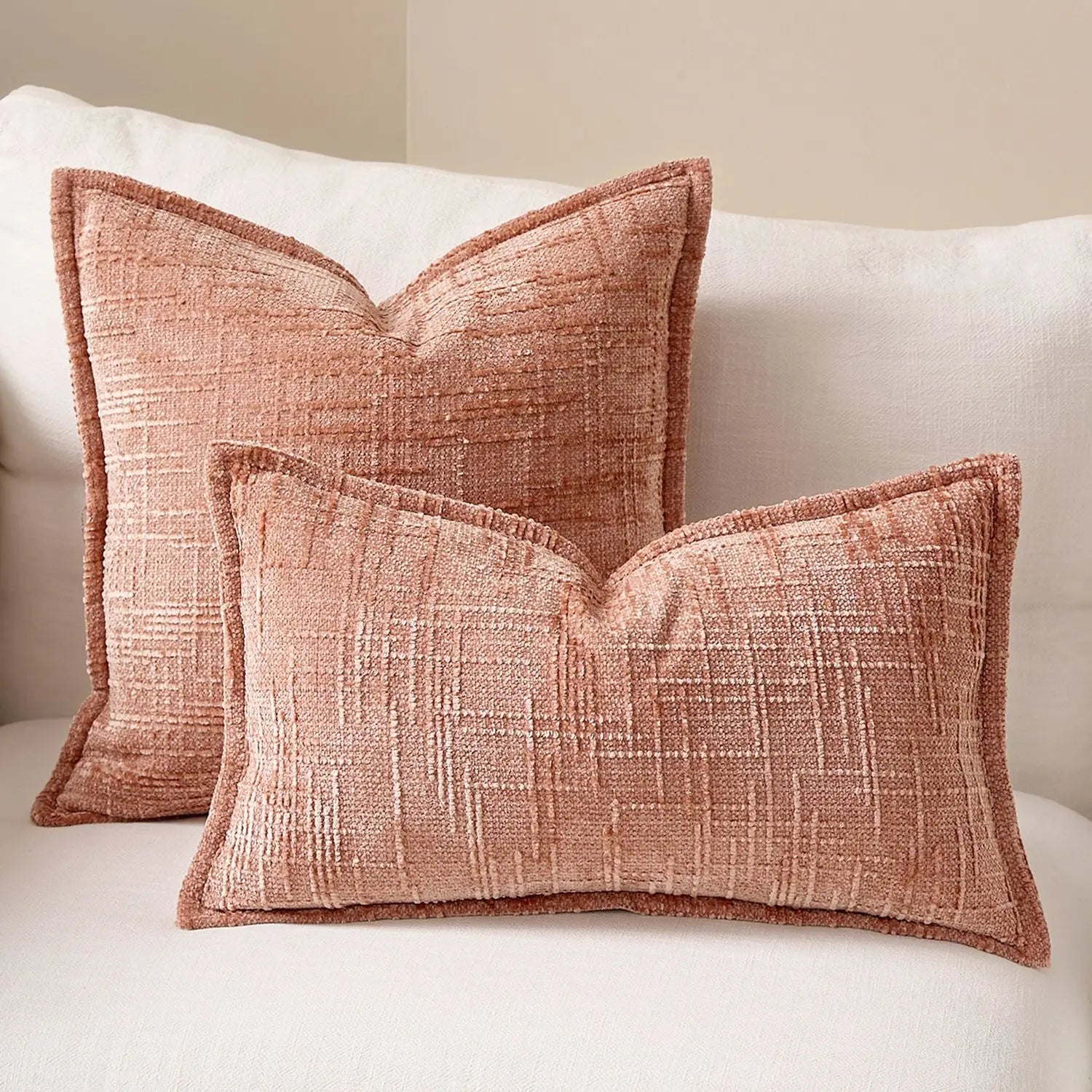 A&L °50 Textured Scatter Cushion Cover - Square Decorative Cushions