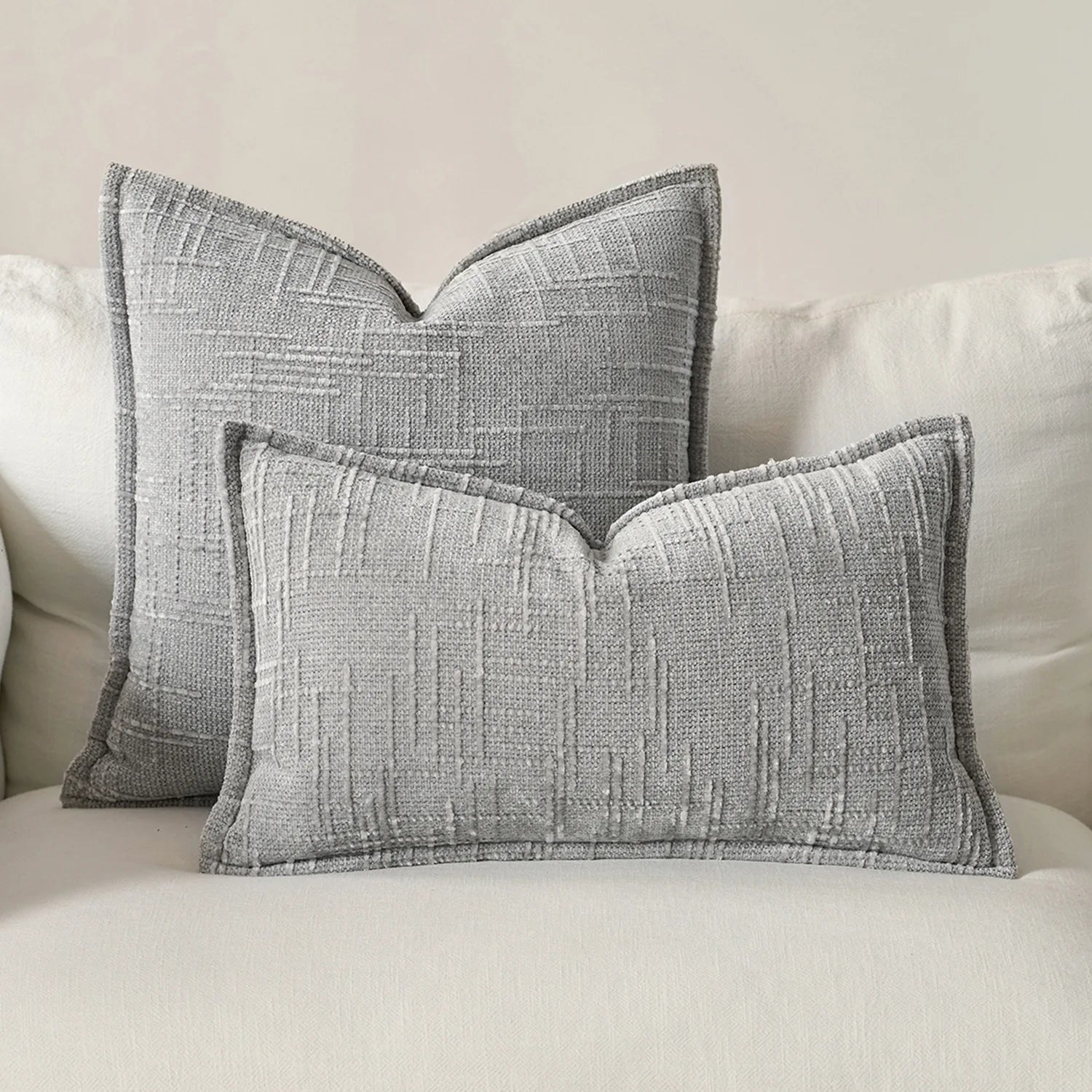 A&L °50 Textured Scatter Cushion Cover - Square Decorative Cushions