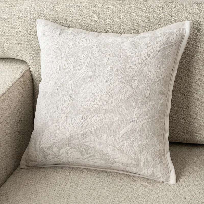 A&L °35 Throw Pillow Cushion Cover – Leaf Inspired Sofa Cushion