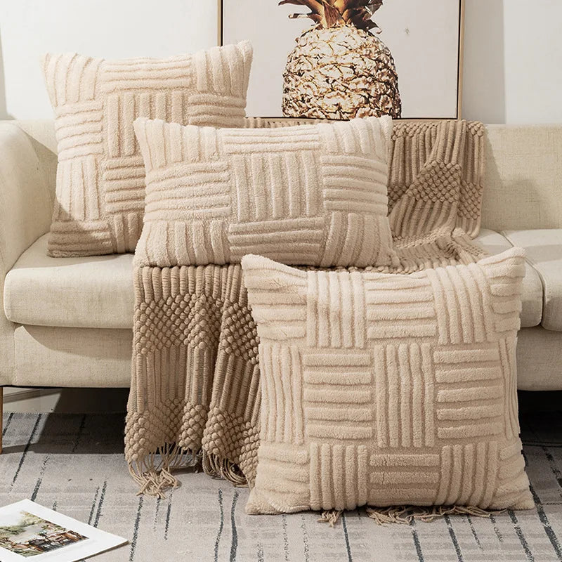 A&L °29 Textured Cushion Cover - Soft Decorative Cushion for Sofa