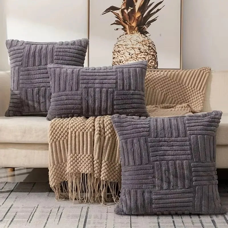 A&L °29 Textured Cushion Cover - Soft Decorative Cushion for Sofa