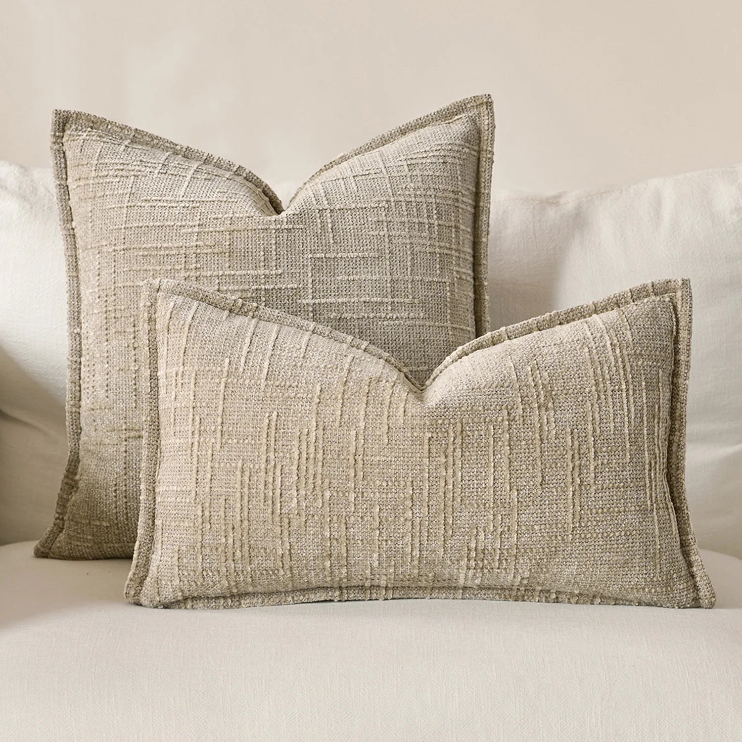 A&L °50 Textured Scatter Cushion Cover - Square Decorative Cushions