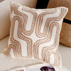A&L °25 Cushion Cover – Contemporary Arched Pattern Accent Cushion