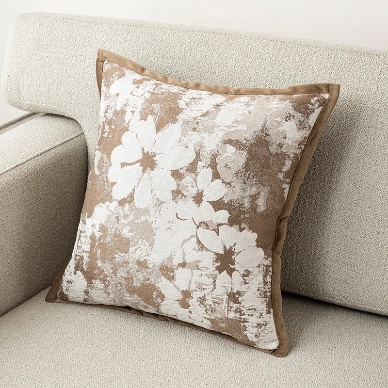 A&L °33 Throw Pillow Cushion Cover – Decorative Flower Sofa Cushion