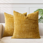 A&L °44 Woven Chenille Cushion Cover - Textured Decorative Cushions